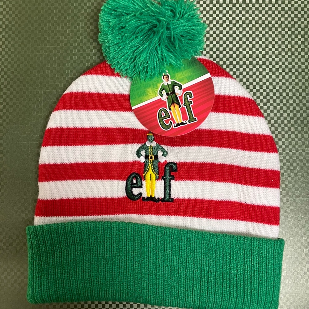 Elf knit winter hat, brand new with tag.